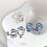 ヘキサゴン×メタルボールフープピアス | LUPIS | 詳細画像6 
