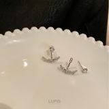 スター×ジュエルカーブラインバックキャッチピアス | LUPIS | 詳細画像2 