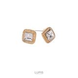 クリスタルビジュースクエアピアス【S925ポスト】 | LUPIS | 詳細画像2