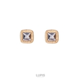 クリスタルビジュースクエアピアス【S925ポスト】 | LUPIS | 詳細画像3