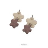 バイカラー2連フラワーピアス | LUPIS | 詳細画像3 
