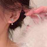 スノーフレーク×ドロップイヤリング【クリップ式】 | LUPIS | 詳細画像3 