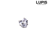 ≪1個入/片耳用≫ハートジュエルマグネットピアス【磁石ピアス】 | LUPIS | 詳細画像1 