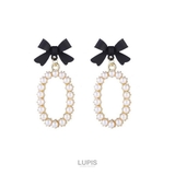 リボン×パールオーバルピアス | LUPIS | 詳細画像5