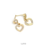 2連ハートフレームピアス【S925ポスト】 | LUPIS | 詳細画像2 