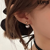 メタルハートバックキャッチピアス | LUPIS | 詳細画像1 