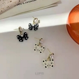 ドット柄リボンピアス【S925ポスト】 | LUPIS | 詳細画像4 