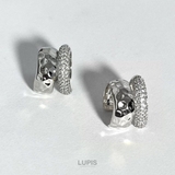 ≪1個入/片耳用≫メタル×パヴェ2連イヤーカフ | LUPIS | 詳細画像2