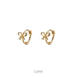 ゴールド | プチリボンフープピアス | LUPIS
