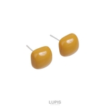 【S925ポスト】ラウンドスクエアピアス | LUPIS | 詳細画像6 