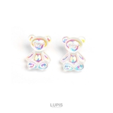【S925ポスト】オーロラくまピアス | LUPIS | 詳細画像3