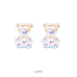 【S925ポスト】オーロラくまピアス | LUPIS | 詳細画像5