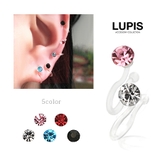 ≪1個入り片耳用≫カラージュエルシリコンイヤリング | LUPIS | 詳細画像2