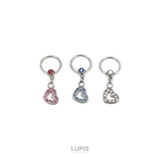 【16G】ハートチャームキャプティブジュエルビーズリングボディピアス 【サージカ… | LUPIS | 詳細画像3 