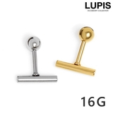 【16G】シンプルバーストレートバーベルボディピアス | LUPIS | 詳細画像1
