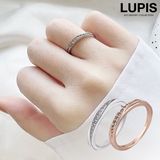 キュービックジルコニアシンプルラインリング【指輪】 | LUPIS | 詳細画像1