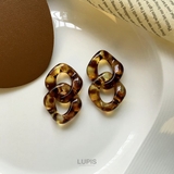 べっ甲チェーンピアス | LUPIS | 詳細画像5 