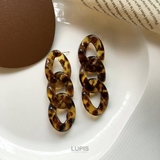 べっ甲チェーンピアス | LUPIS | 詳細画像6 