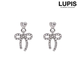 ハート×リボンパヴェピアス | LUPIS | 詳細画像1