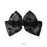 ドット柄オーガンジーリボンバレッタ【ヘアアクセサリー】 | LUPIS | 詳細画像2 