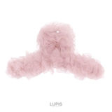 ピンク | くしゅくしゅオーガンジーバンスクリップ  | LUPIS