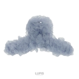 ブルー | くしゅくしゅオーガンジーバンスクリップ  | LUPIS