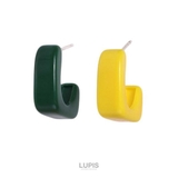 バイカラースクエアフープピアス | LUPIS | 詳細画像3