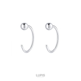 ボール | ワンポイントキャッチレスフープピアス | LUPIS