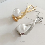 一粒パール×ウェーブラインメタルバナナクリップ【ヘアアクセサリー】 | LUPIS | 詳細画像5 