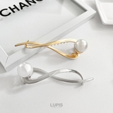 一粒パール×ウェーブラインメタルバナナクリップ【ヘアアクセサリー】 | LUPIS | 詳細画像6 