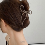 マットカラーリボンバンスクリップ【ヘアアクセサリー】 | LUPIS | 詳細画像8 