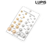 マットメタルボールピアスセット | LUPIS | 詳細画像1 
