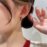 クロスリボンプチフープピアス【S925ポスト 小ぶり】 | LUPIS | 詳細画像7 