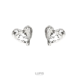 メタルニュアンスハートピアス【S925ポスト】 | LUPIS | 詳細画像4 
