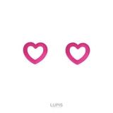 ピンクハートフレームピアス【S925ポスト】 | LUPIS | 詳細画像5 