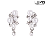 パール×ストーンラグジュアリーイヤリング | LUPIS | 詳細画像1 