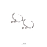 ソリティアストーンフープピアス | LUPIS | 詳細画像2