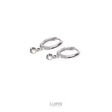 ソリティアストーンフープピアス | LUPIS | 詳細画像3