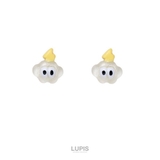 【S925ポスト】フェイスモチーフピアス | LUPIS | 詳細画像6