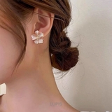 【S925ポスト】ニュアンスフラワーピアス | LUPIS | 詳細画像2 