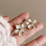 【S925ポスト】ニュアンスフラワーピアス | LUPIS | 詳細画像3 