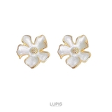【S925ポスト】ニュアンスフラワーピアス | LUPIS | 詳細画像4 