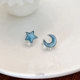 【S925ポスト】ブルームーン×スターピアス | LUPIS | 詳細画像2