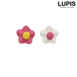 【S925ポスト】ビビットフラワーピアス | LUPIS | 詳細画像1 