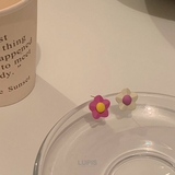 【S925ポスト】ビビットフラワーピアス | LUPIS | 詳細画像2 