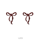 【S925ポスト】シックリボンピアス | LUPIS | 詳細画像2 