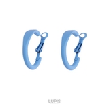 【S925ポスト】フラットカラーフープピアス | LUPIS | 詳細画像3
