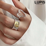ハート×ワイドメタルリング | LUPIS | 詳細画像1 