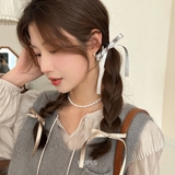 シルバーリボンヘアクリップ | LUPIS | 詳細画像2 