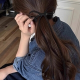 スエードロングリボンヘアクリップ | LUPIS | 詳細画像3 